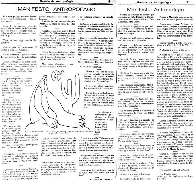 Oswald de Andrade ၏ Anthropophagous Manifesto