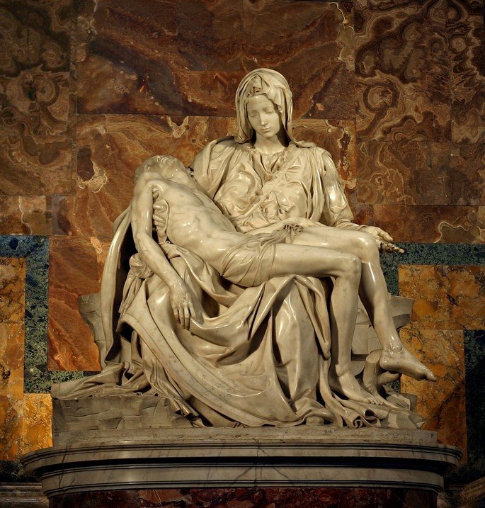 ທັງໝົດກ່ຽວກັບ Pietà, ຜົນງານຂອງ Michelangelo